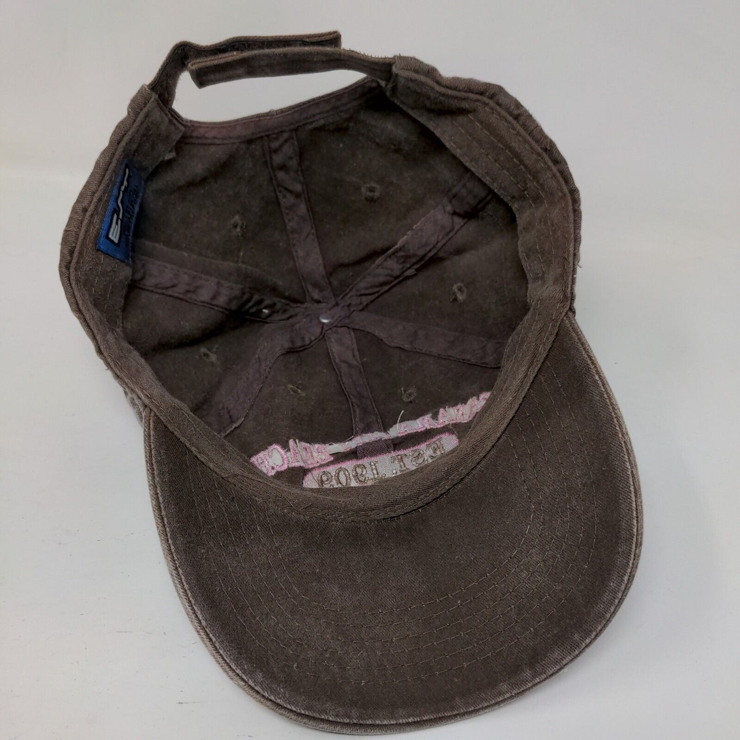 Panama City Beach Florida Est. 1909 Strapback Hat Brown OSFA Embroidered ESY