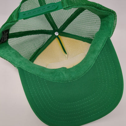 Live It Up Snapback Trucker Hat Green OS Adjustable Mesh Back Rope Local Beach