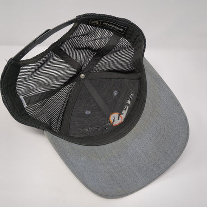 Gravity Oilfield Services Snapback Trucker Hat Gray M/L Mesh Back Richardson