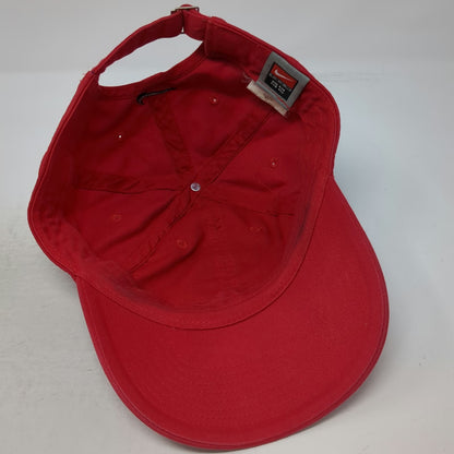 Nike Ohio State Buckeyes NCAA Red One Size Slideback Cotton Hat Swoosh Logo