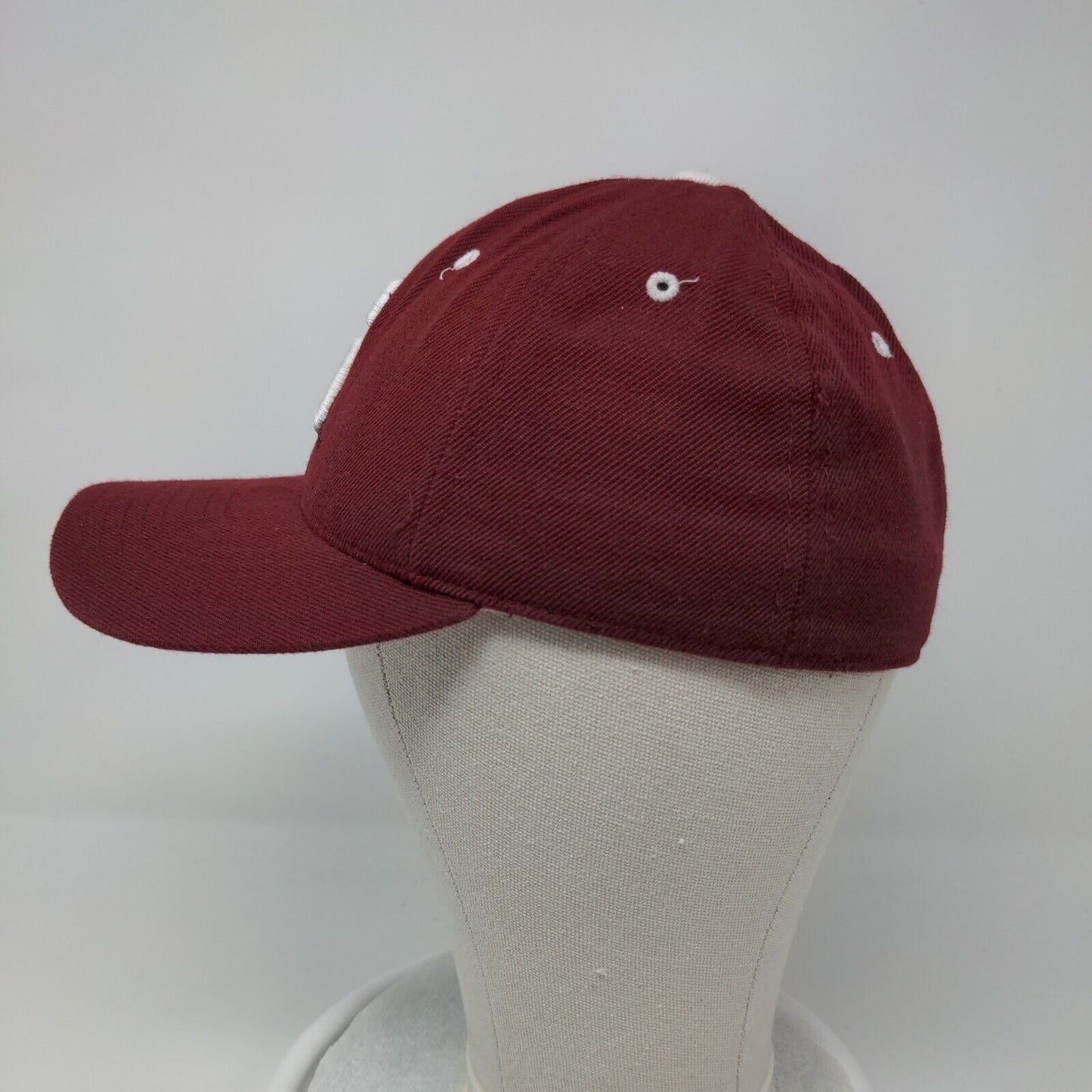 Stanford Cardinal Fitted Hat Colosseum Red Size 6 7/8 Embroidered Logo NCAA