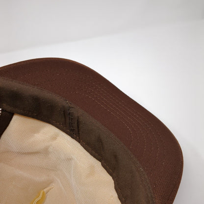 Montana Merchandising Inc Snapback Trucker Hat Brown One Size Mesh Back