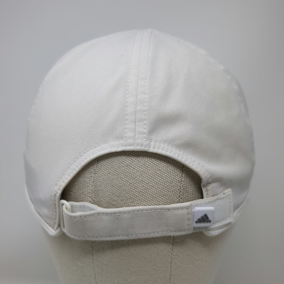Adidas Baseball Cap White One Size Strapback Aeroready Mesh Adjustable Hat