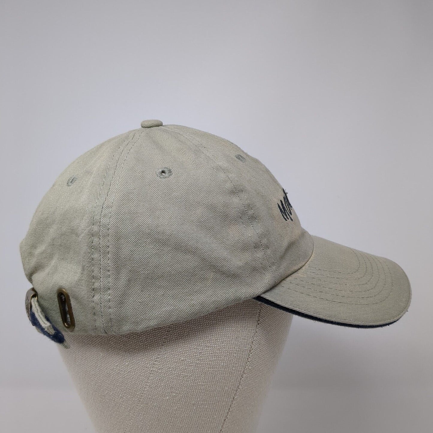 Monterey Slideback Hat Tan One Size Adjustable Embroidered River Beach