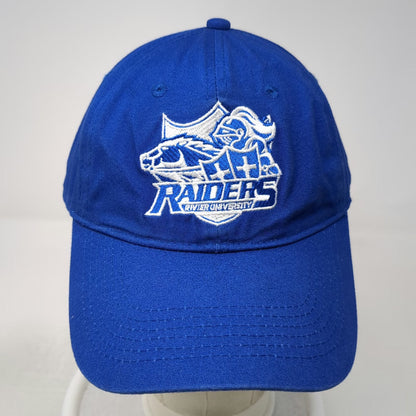 Port & Company Rivier University Raiders Baseball Cap Blue OSFM Strapback Hat