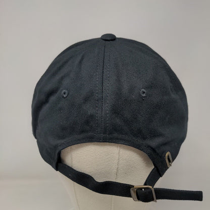The Classics Yupoong Slideback Hat Black One Size Adjustable Embroidered 6 Panel