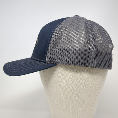 Richardson Trucker Hat Blue Gray One Size Mitchell South Dakota Corn Palace Mesh