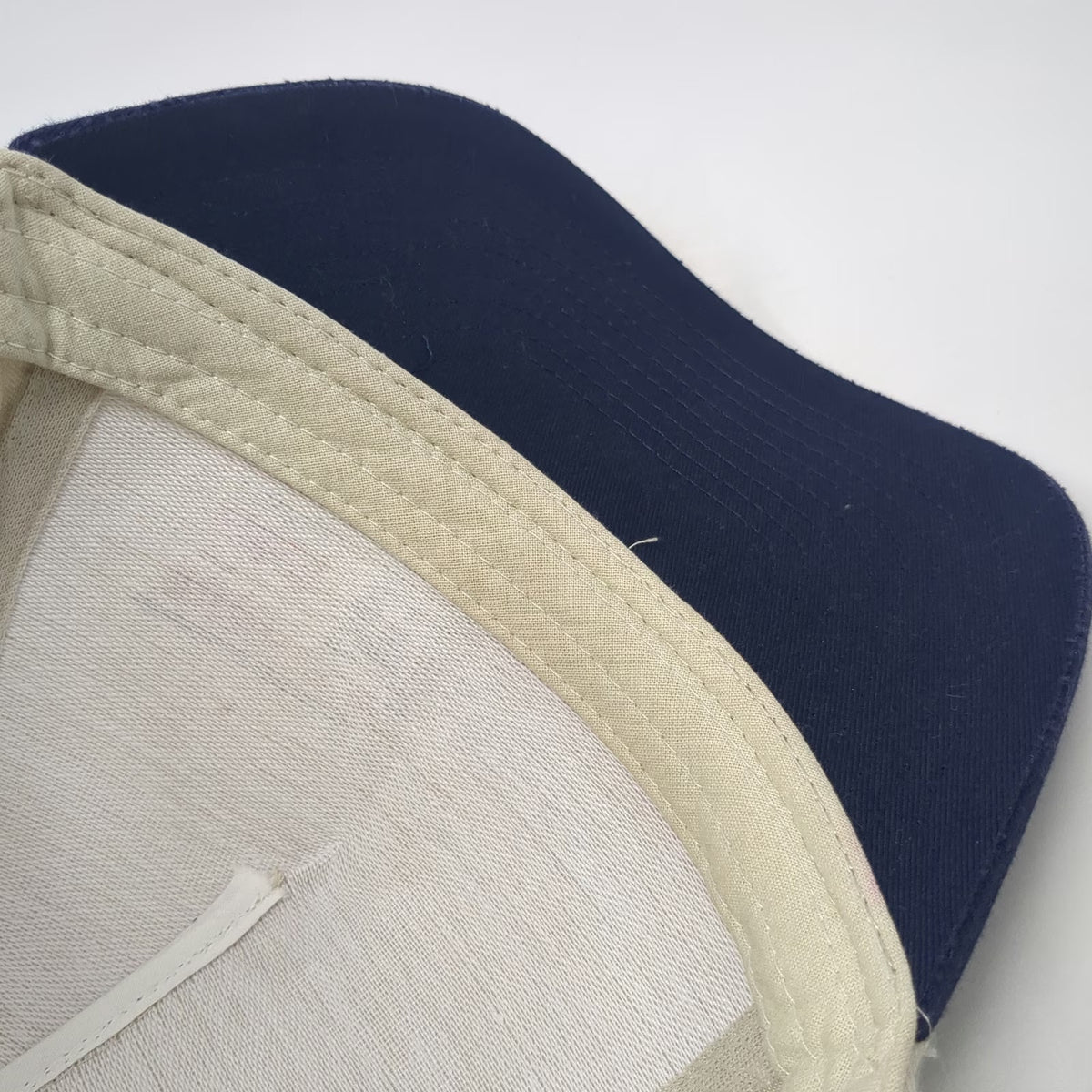 Mohr's GAF Weather Stopper Master Distributor Hat Beige Blue One Size Snapback