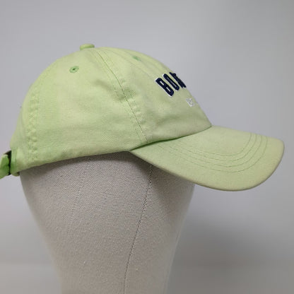 Danelley Baseball Cap Green One Size Hat Slideback Boston Embroidered 1630