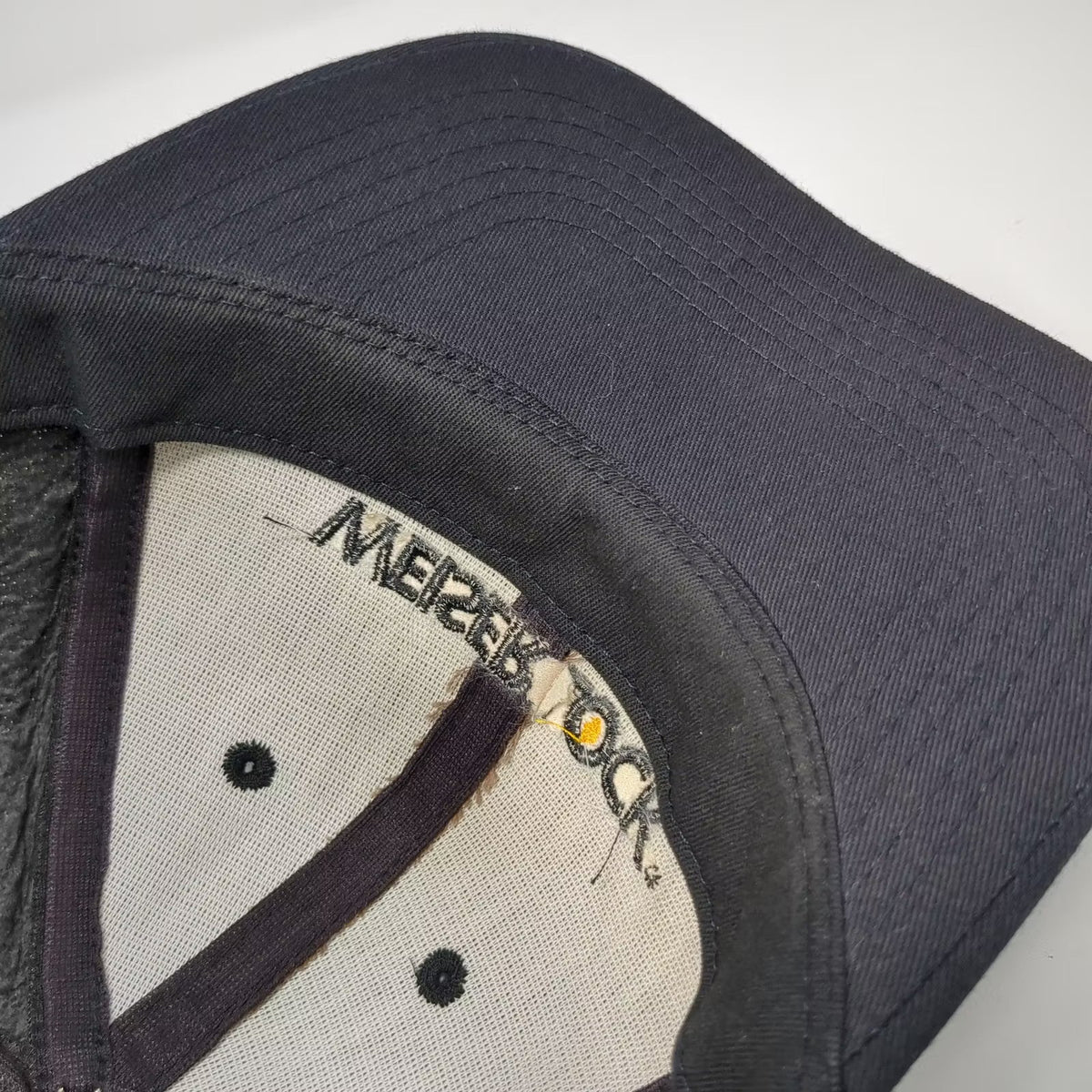 K-Products Weiser Lock Baseball Cap Brown Black Twill Strapback Hat OS Made USA