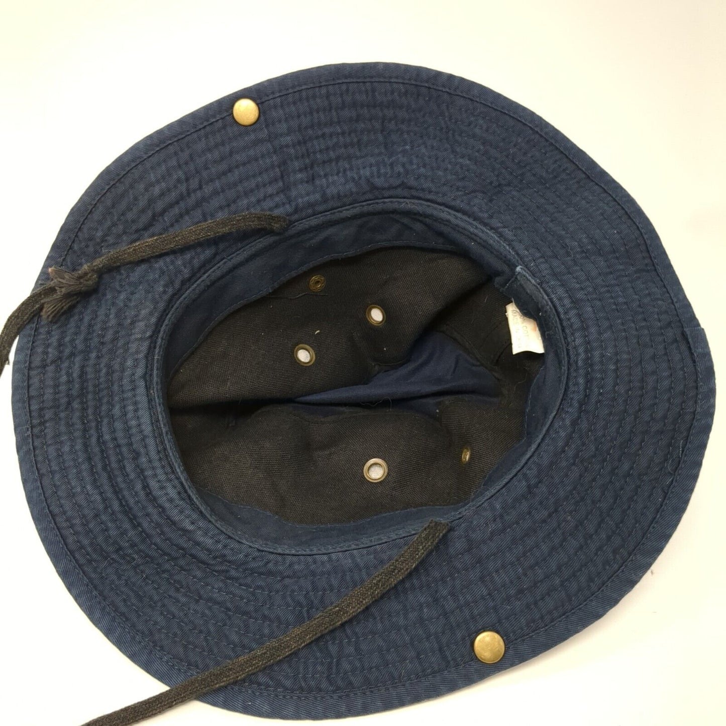 Unbranded Bucket Hat Boonie Blue One Size Chin Strap Foldable Outdoor