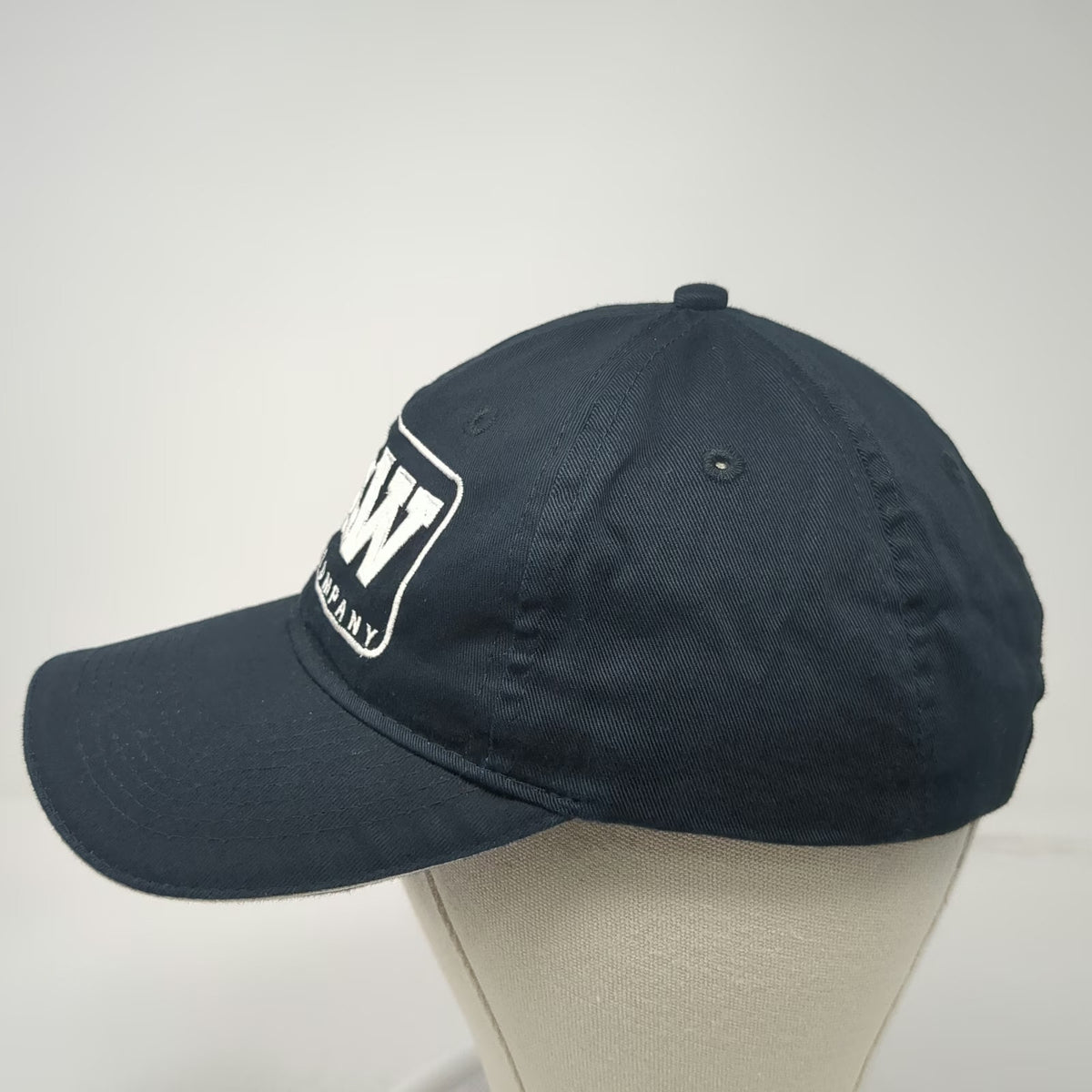 Port & Company Baseball Cap Black One Size S&W Seed Company Strapback Hat