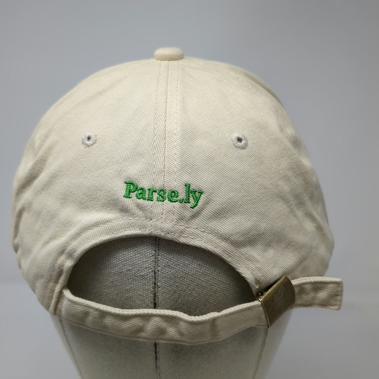 Weld Mfg Baseball Cap Beige Green One Size Data Person Parsely Cotton Hat