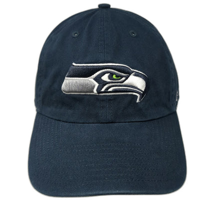 Seattle Seahawks NFL 47 Brand Cap Blue One Size Embroidered Strapback Curved Hat