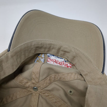 Idaho Governor's Challenge Strapback Hat Tan One Size Embroidered