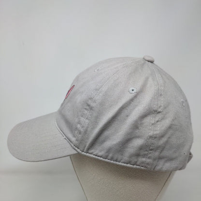 Stitch Slideback Hat Gray One Size Embroidered Adjustable Disney
