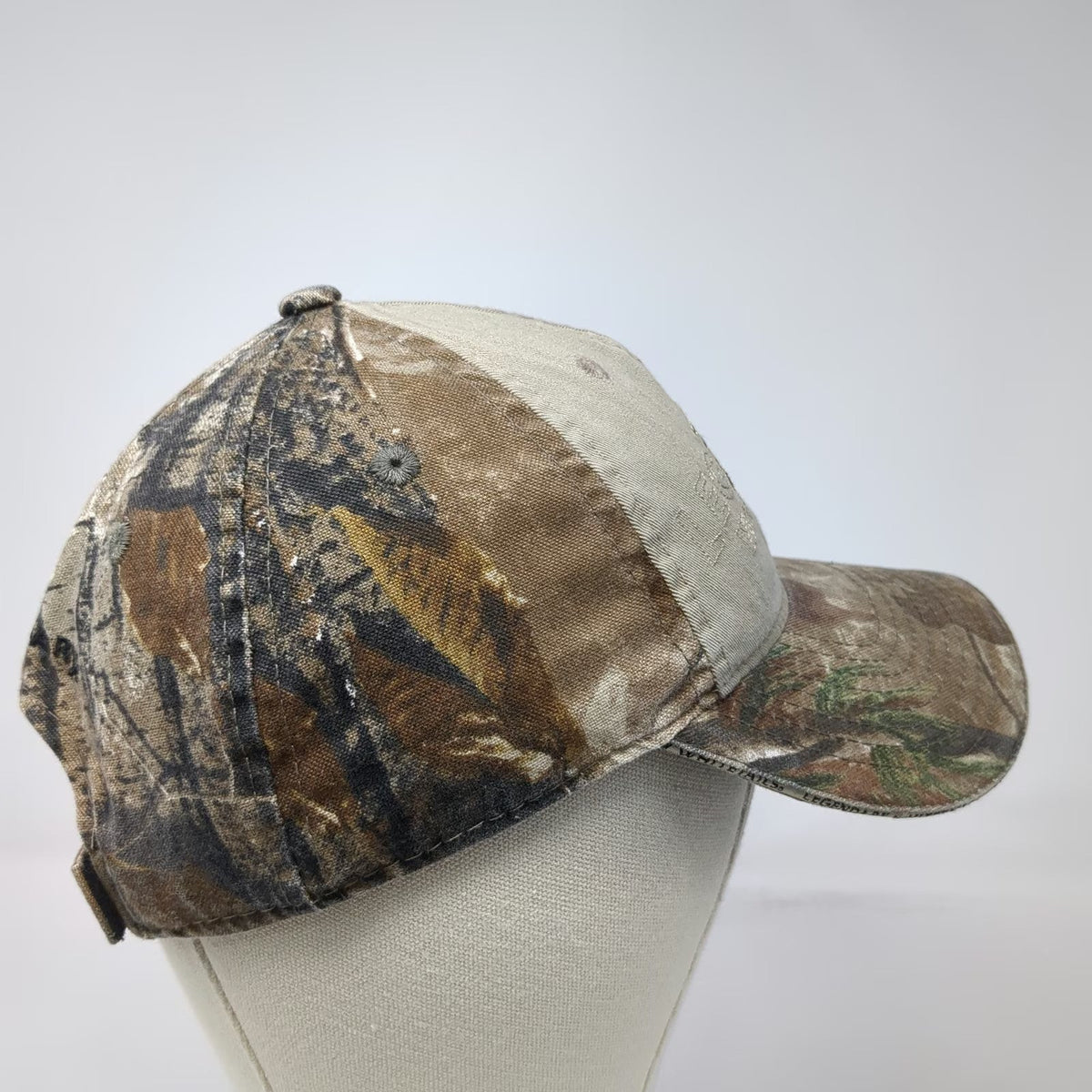 Legendary Whitetails Baseball Cap Beige Camo Deer Embroidered One Size Hat