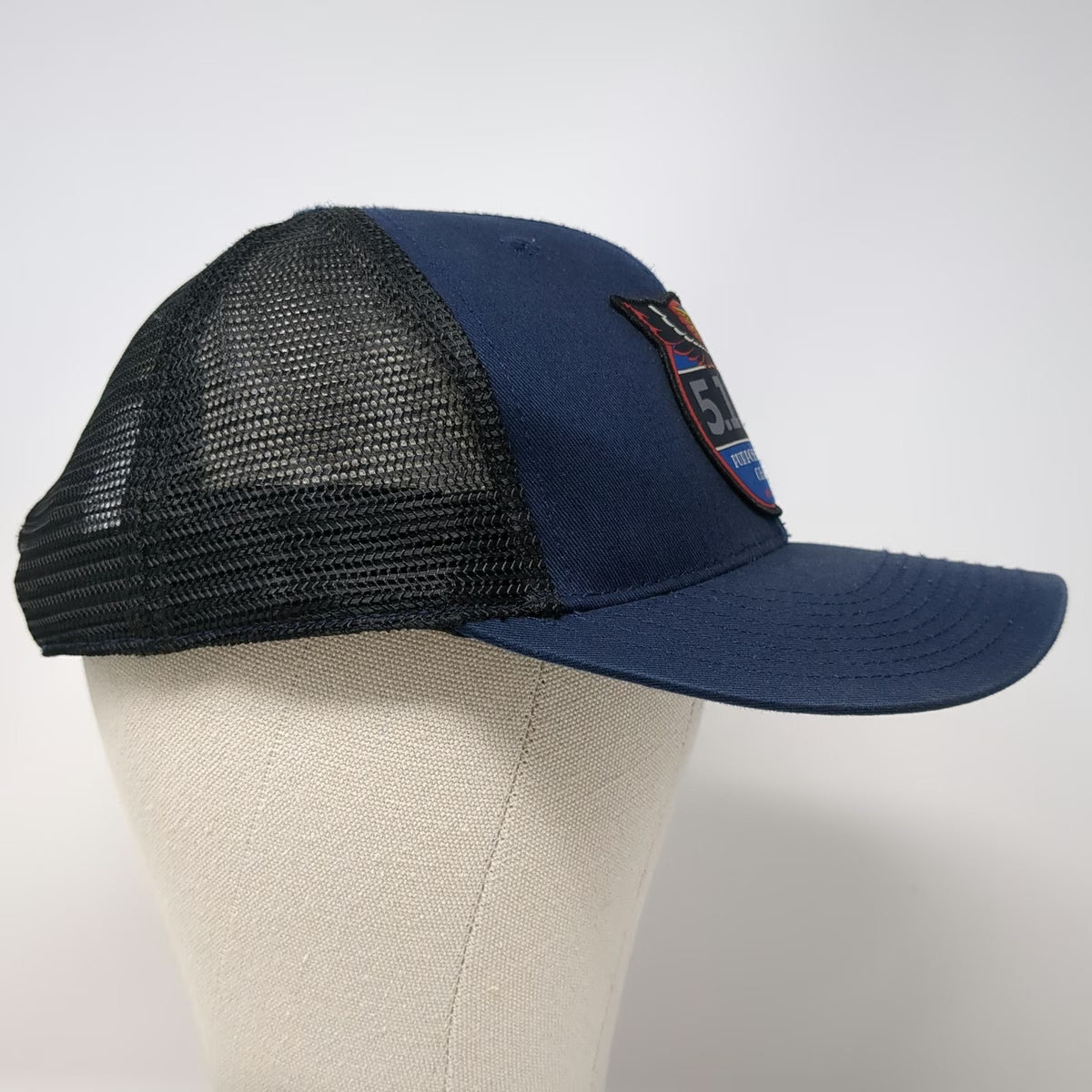 5.11 Blue One Size Trucker Hat Purpose Built Gear Mesh Snapback Patch