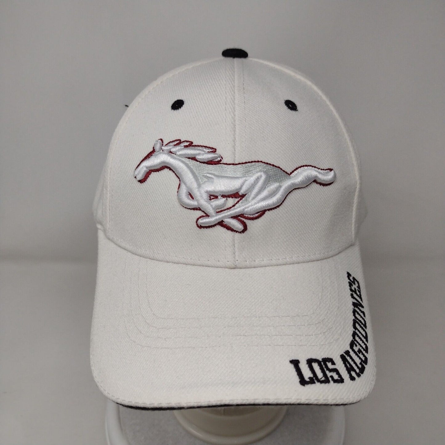 Los Algodones Baja Mexico Strapback Hat White OSFA Adjustable Embroidered Sam's