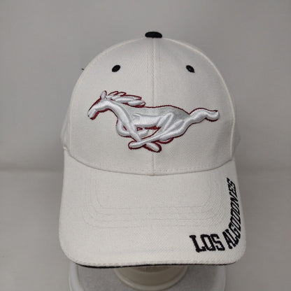 Los Algodones Baja Mexico Strapback Hat White OSFA Adjustable Embroidered Sam's