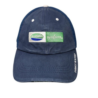 Hilleshog Syngenta Firmly Rooted Strapback Hat Blue OSFA Breathable Mesh Cotton