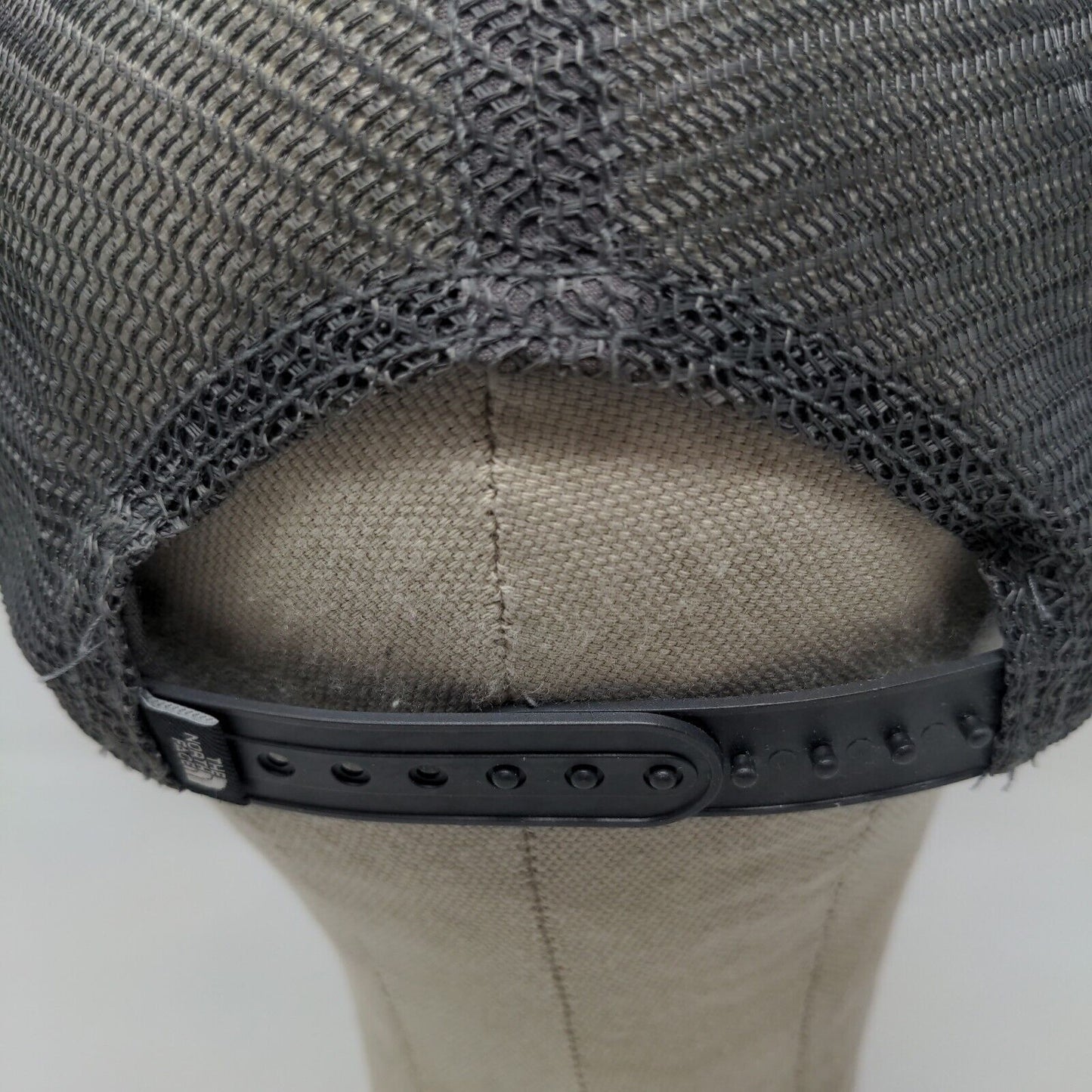 The North Face Men's Snapback Mesh Back Hat Gray Blue Size OS Patch Logo