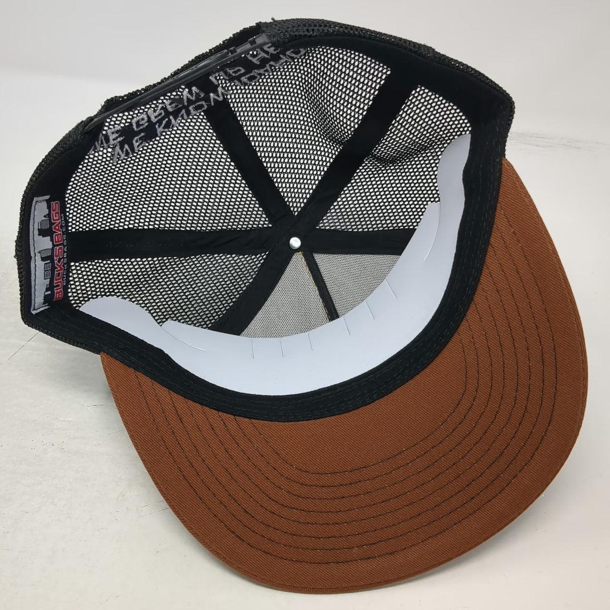 Buck's Bags Brown One Size Trucker Hat Farm Bureau Insurance Idaho Cork Mesh