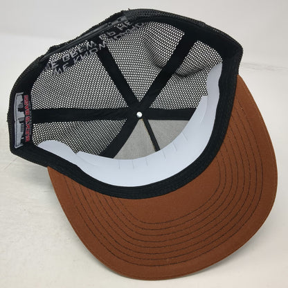Buck's Bags Brown One Size Trucker Hat Farm Bureau Insurance Idaho Cork Mesh