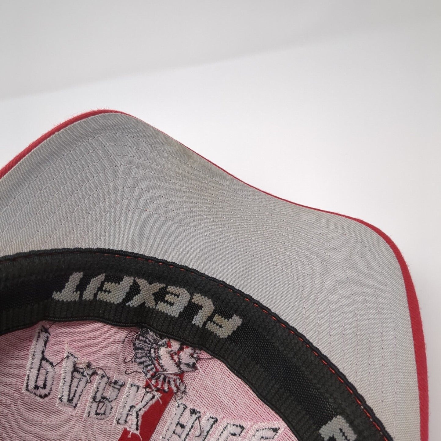 Park Hill Fitted Hat Red Small-Medium Embroidered Flexfit Yupoong