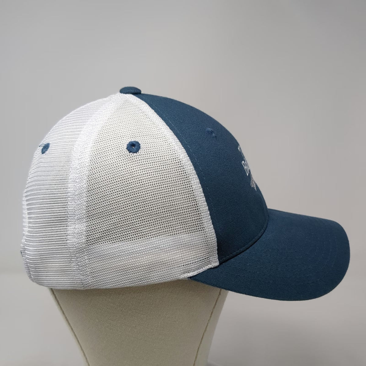 Imperial The Bridges Baseball Cap Blue One Size Mesh Back Strapback Logo Hat