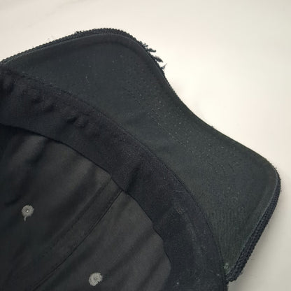 Oakley Baseball Cap Hat Gray Black XL Textured Honeycomb A-Flex Fitted Stretch