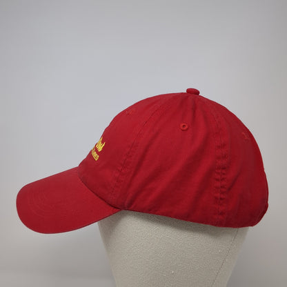 Wingin Out Wings Delivered Strapback Hat Red One Size Adjustable 6 Panel