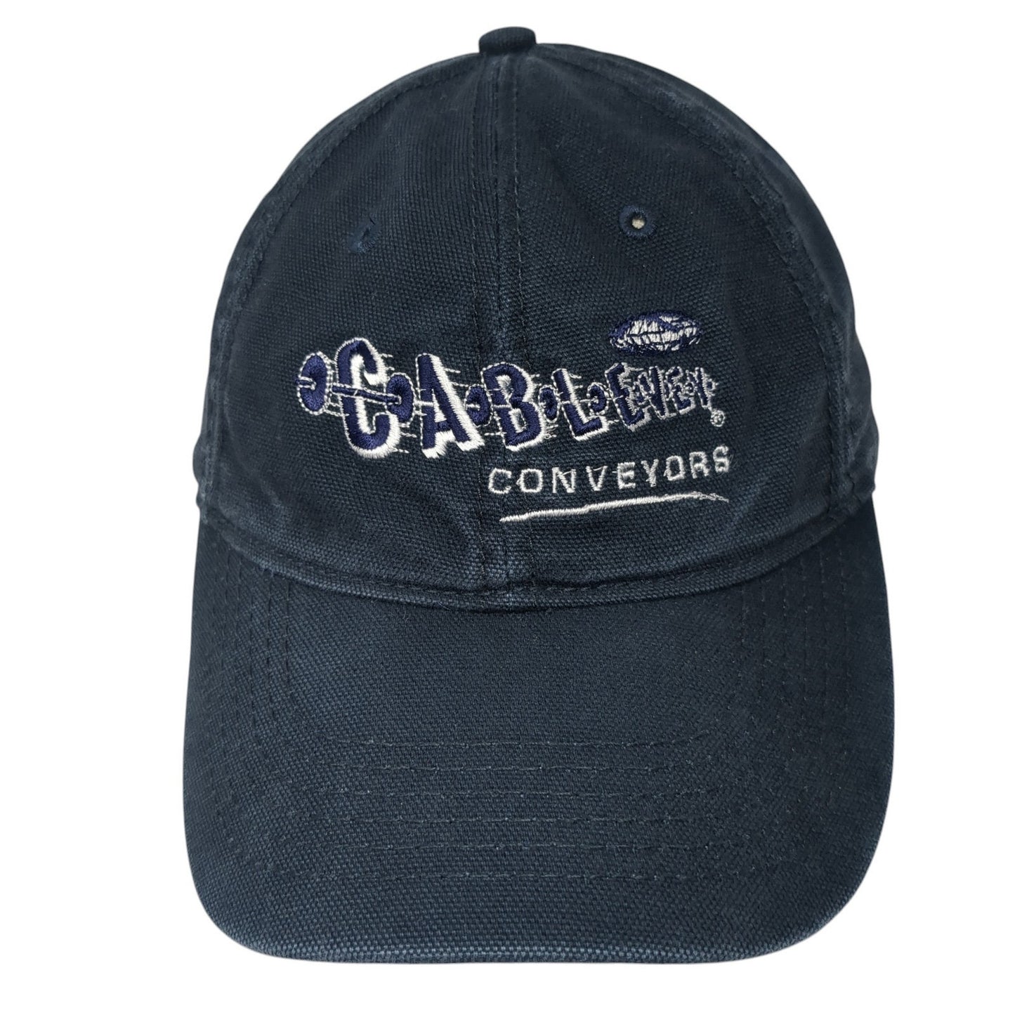 Cablevey Conveyors Strapback Hat Blue One Size The Gentle Way To Convey