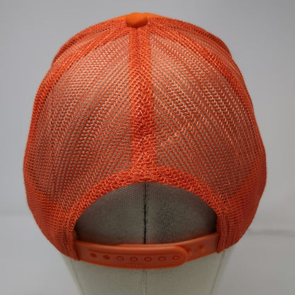 Neighborhood Laguna Barre-Bae Trucker Hat Orange OSFM Snapback Mesh Foam Front