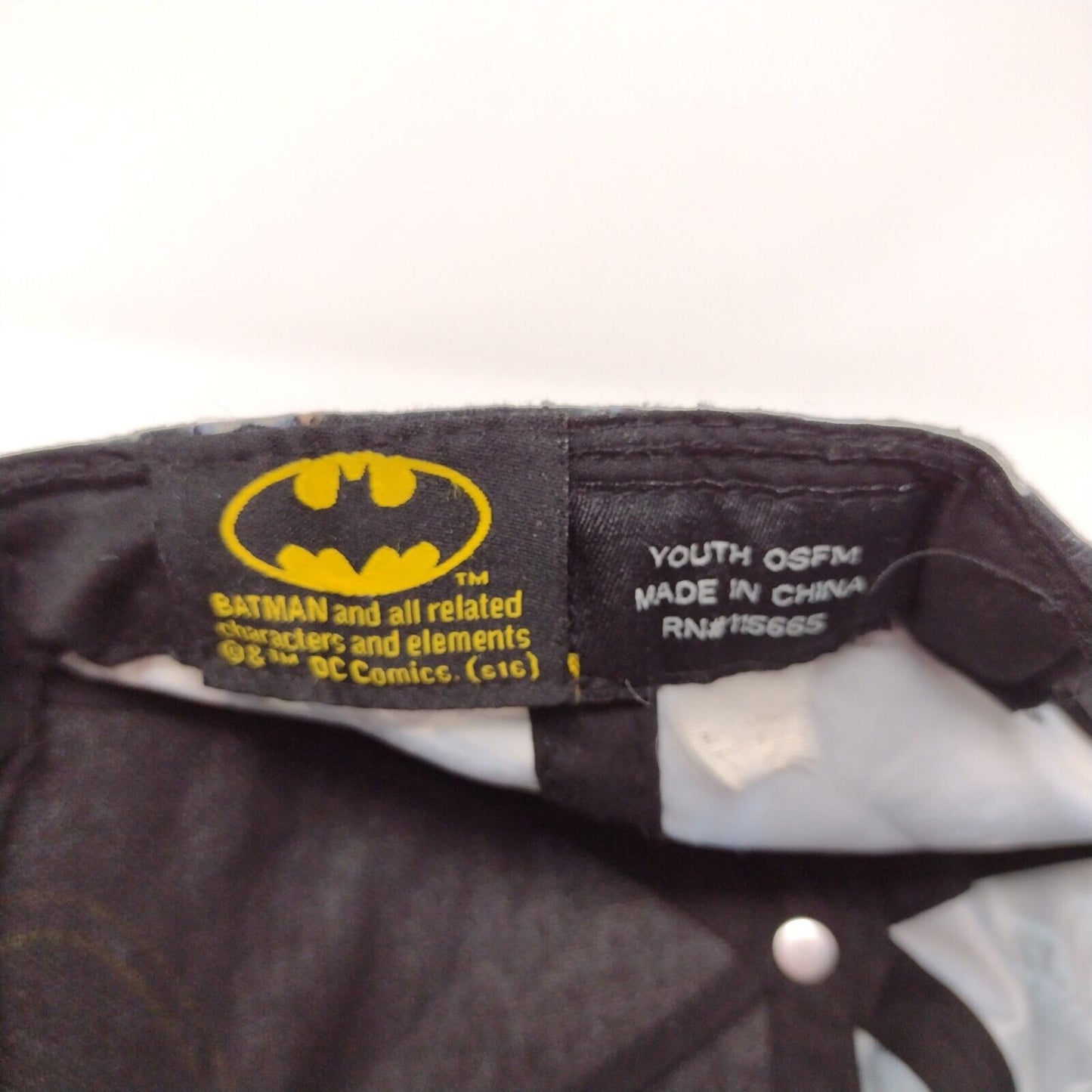 Batman Snapback Hat Multicolor Youth OSFM Adjustable DC Comics Superhero
