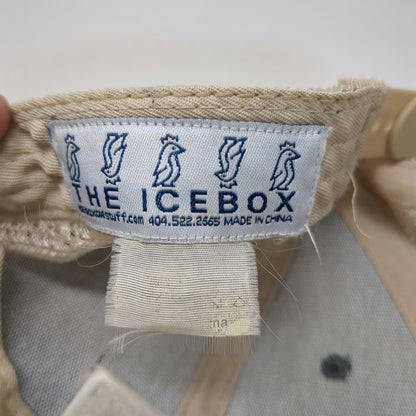 The Icebox Trucker Hat Blue One Size Jamba Denim Mesh Back Snapback Logo Hat