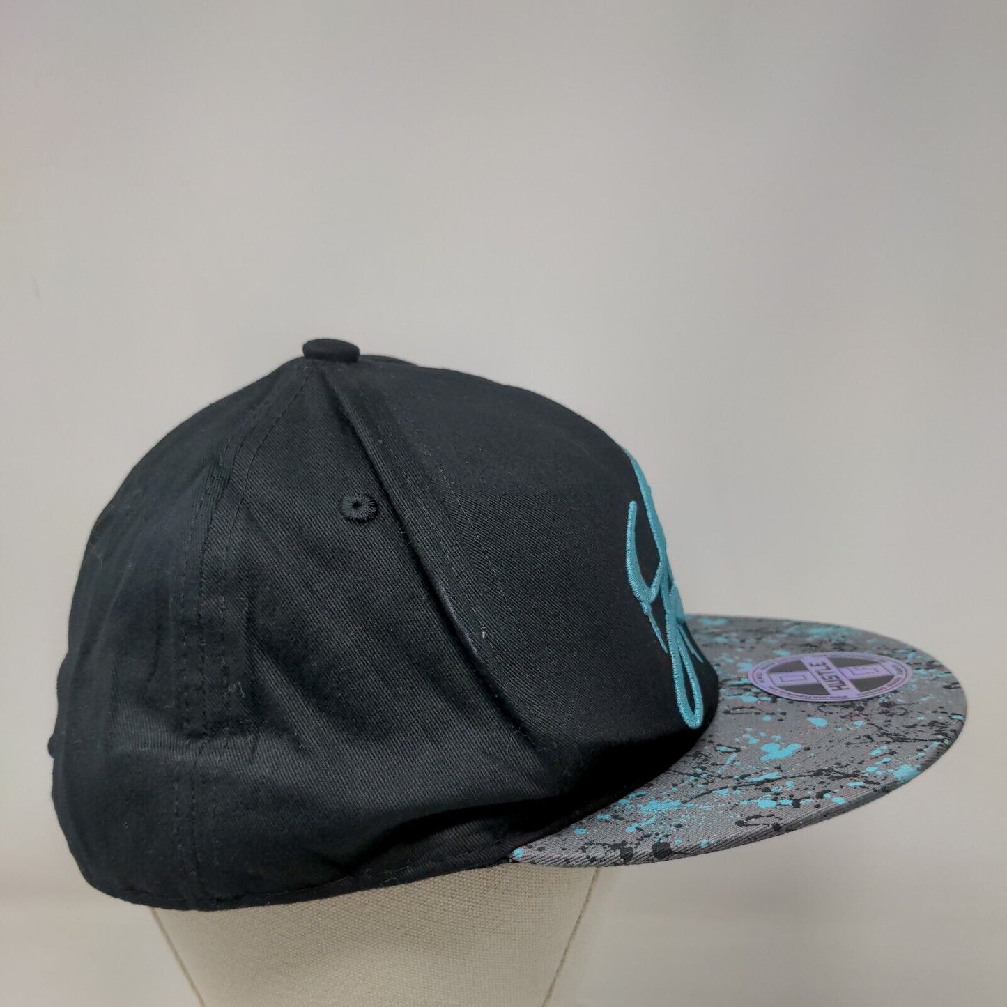 Lit Snapback Hat Multicolor One Size Adjustable Embroidered 6 Panel Hustle