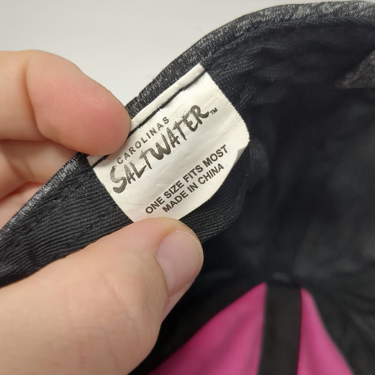 Carolinas Saltwater Baseball Cap Pink One Size Myrtle Beach South Carolina Hat