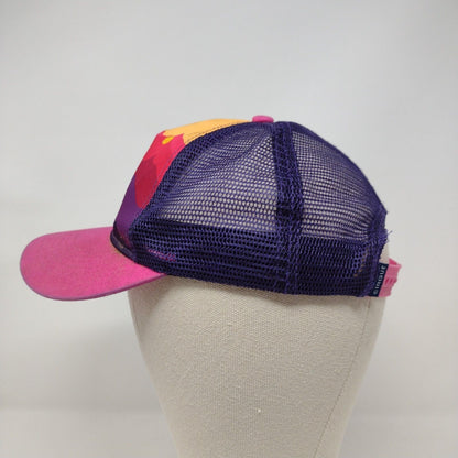 Snowbird Mountain Snapback Mesh Back Trucker Hat Multi One Size