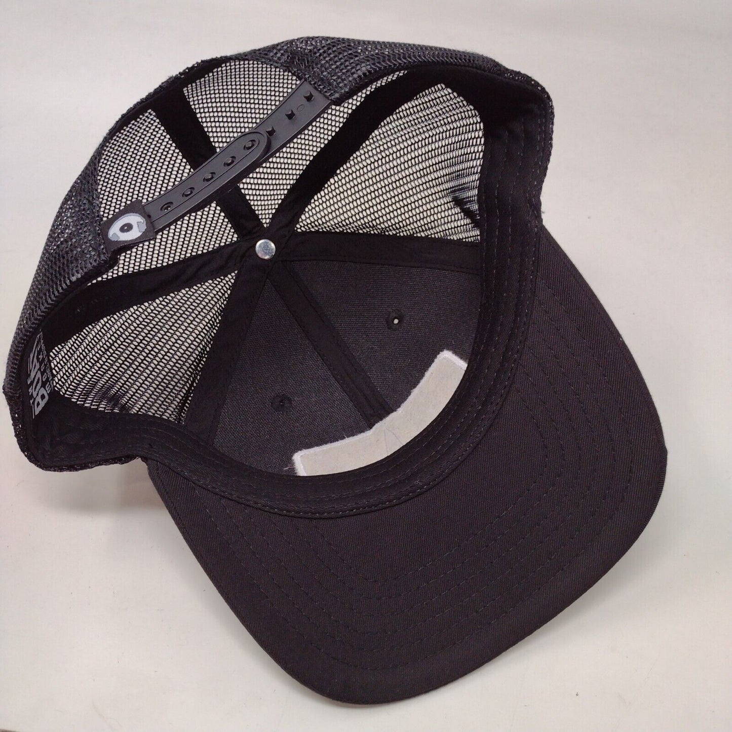Russell Worldwide Snapback Mesh Back Trucker Hat Black OSFA The Boat Monkey