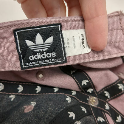 Adidas Baseball Cap Pink One Size Slideback Trefoil Logo Cotton Adjustable Hat
