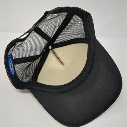 Surfware Hawaiian Classics Snapback Trucker Hat Black OS Adjustable Mesh Back