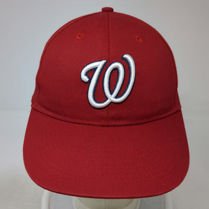 Washington Nationals MLB OC Sports Baseball Cap Red One Size Strapback Logo Hat