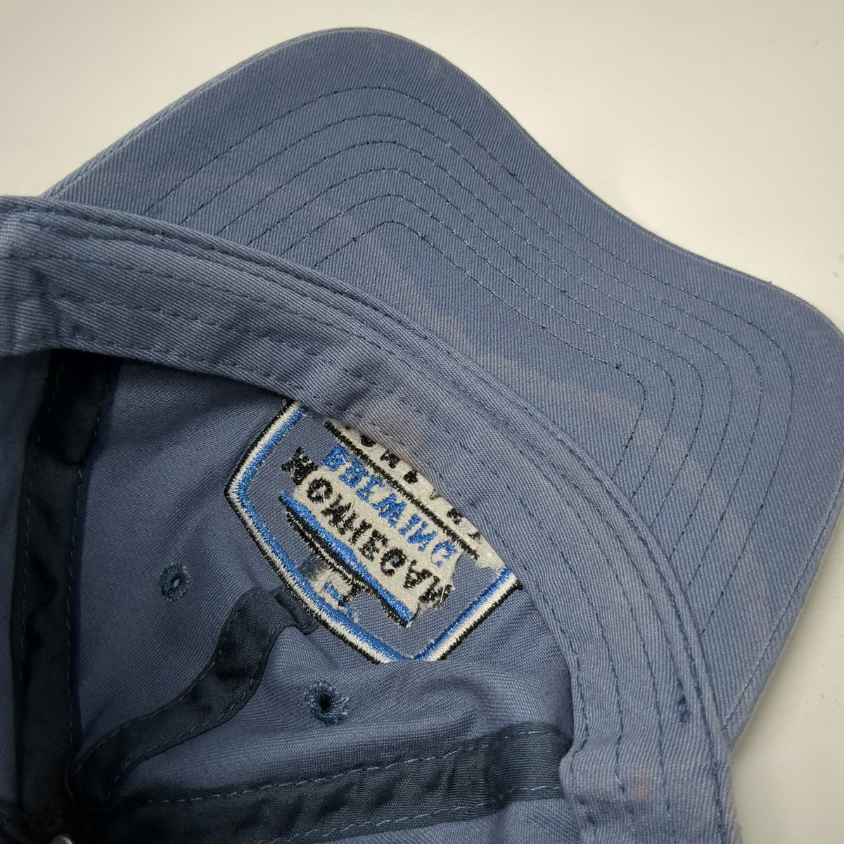 Brewery Branding Co Baseball Cap Blue One Size Monhegan Maine Lighthouse Hat