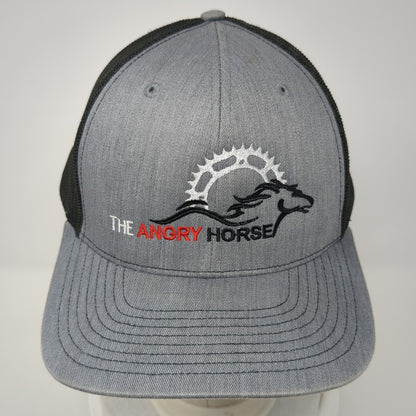 Whiskey Bent Hat Co. Snapback Trucker Hat Gray One Size Mesh Back