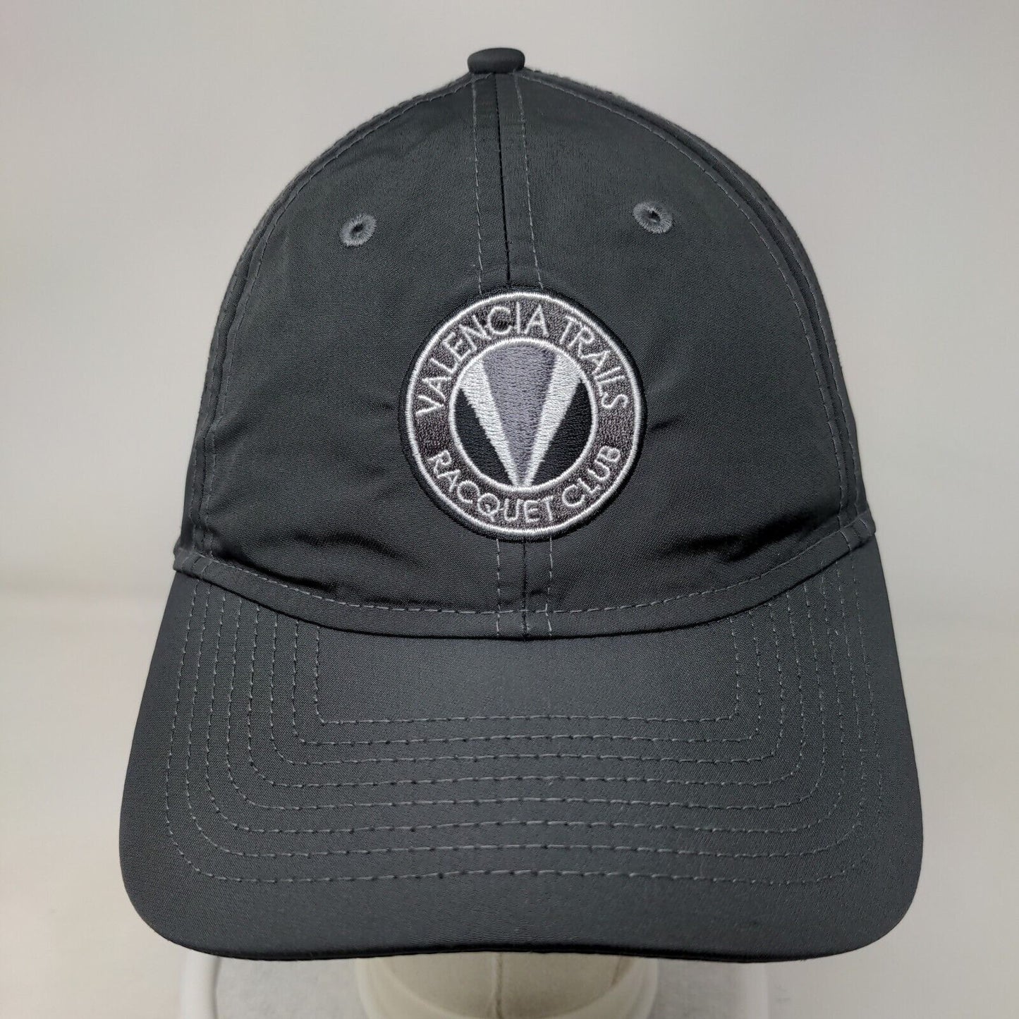 Valencia Trails Racquet Club Strapback Hat Gray OSFM New Era Laser Cut