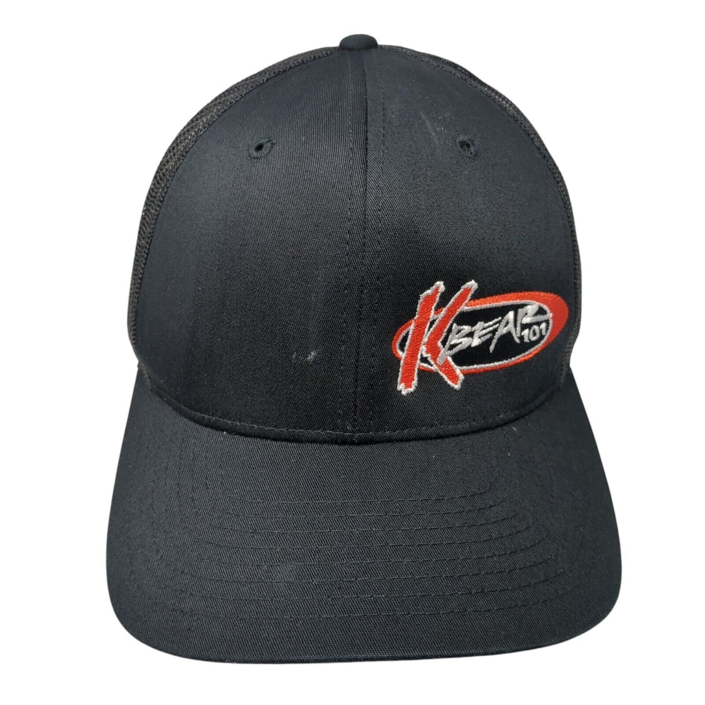 KBear 101 Snapback Trucker Hat Black One Size Mesh Back Richardson