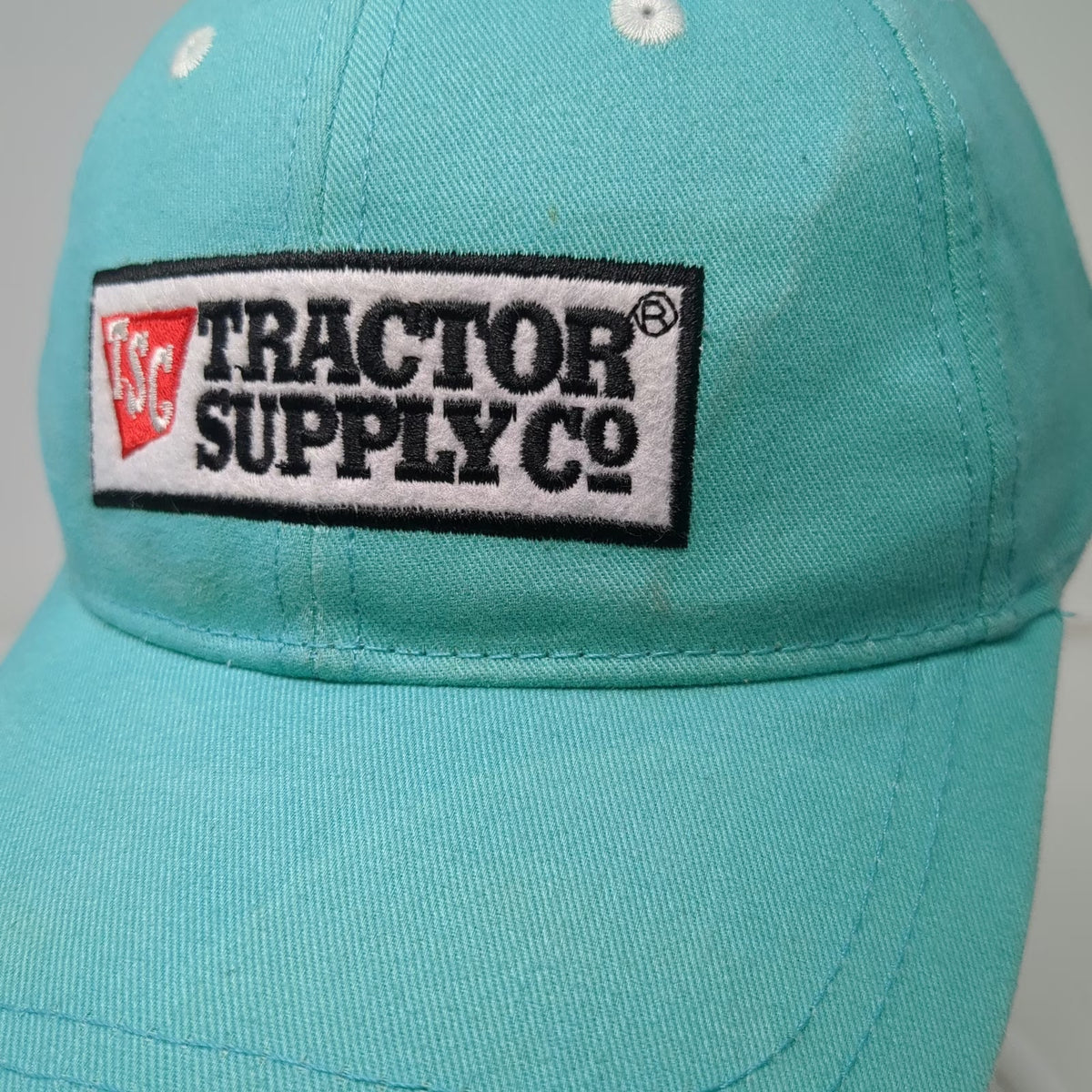 Tractor Supply Co. Baseball Cap Blue One Size Strapback TSC Logo Patch Hat