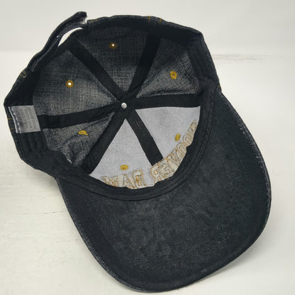 Blue Denim Hoover Dam NV Nevada Baseball Cap One Size Gold Strapback Hat