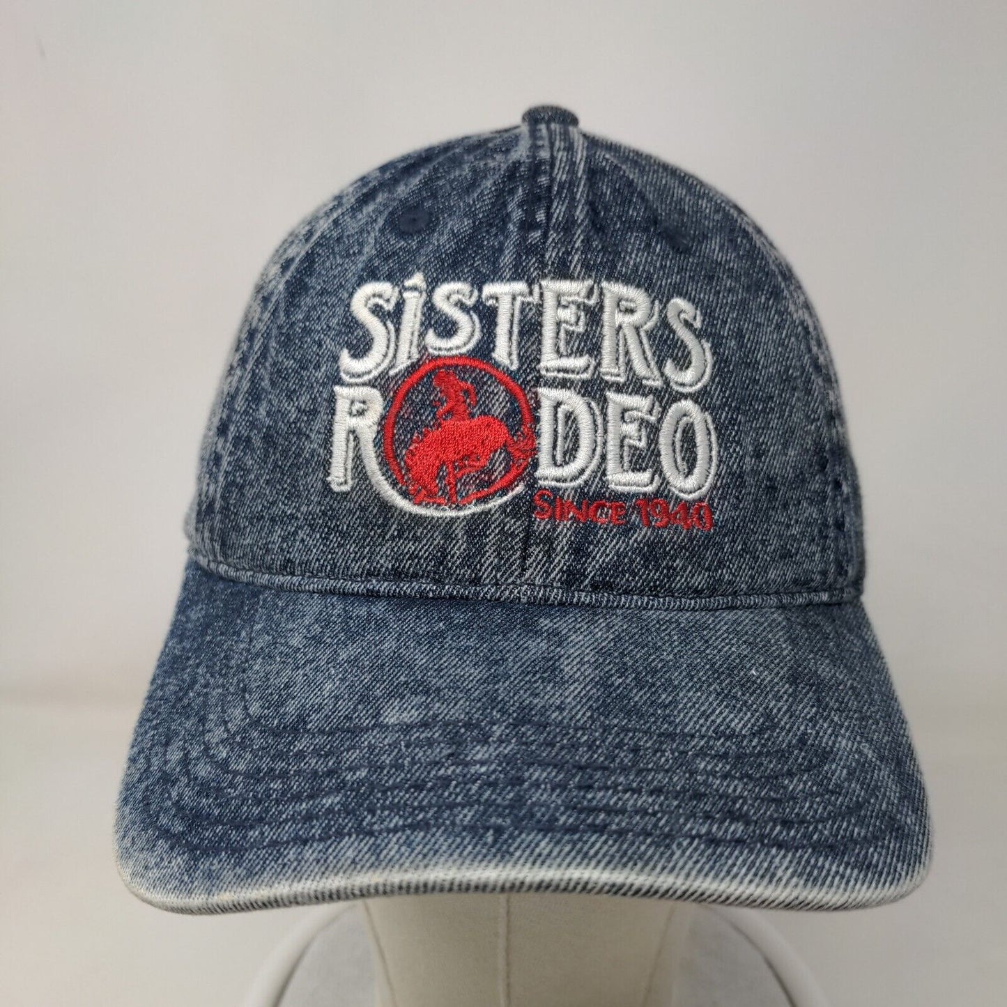 Richardson Women's Slideback Hat Blue Embroidered Logo Sister's Rodeo 2019